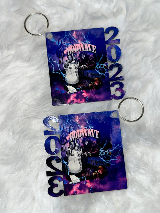 Double Sided 2023 Key Chain